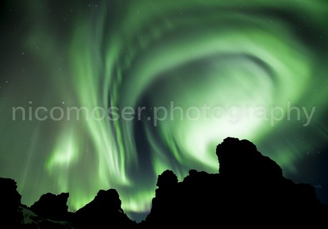 Aurora borealis, Iceland